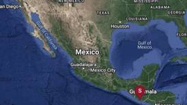 Se resgistra sismo magnitud 5.9 en Chiapas