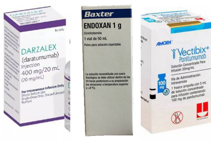 Endoxan, Darzalex y Vectibix son los medicamentos oncológicos que han presentado irregularidades.