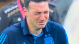 ¡Hasta las lágrimas! La emotiva reacción de Scaloni al ganar el Mundial