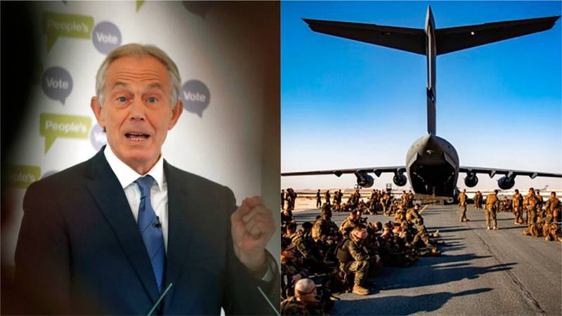 Critica Tony Blair Afganistán
