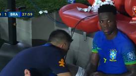 VIDEO: Vinícius Júnior cae lesionado y en Madrid se prenden las alarmas
