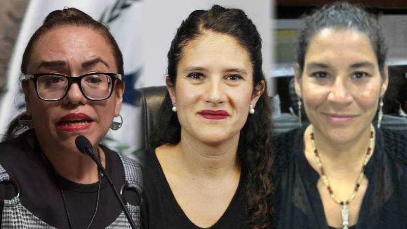 Lenia Batres, Bertha María Alcalde y Eréndira Cruzvillegas