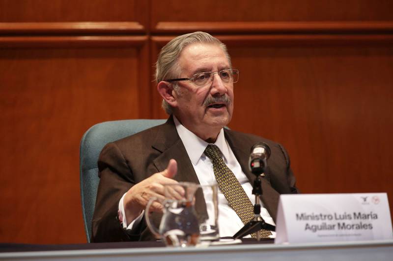 Ministro Luis María Aguilar buscaba destitución de AMLO