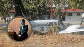 Aterriza de emergencia la avioneta donde viajaba Geraldine Ponce 
