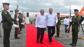 AMLO recibe en Campeche a Miguel Díaz-Canel, presidente de Cuba
