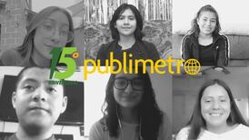 Jóvenes celebran los 15 años de Publimetro en México