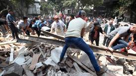 Varios edificios derrumbados en CDMX, Puebla y Morelos por terremoto