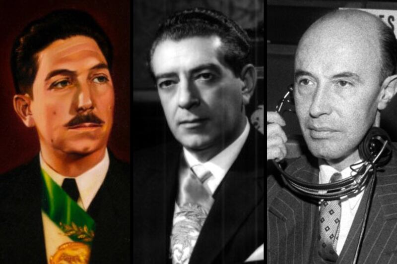 Miguel Alemán Valdés (1952, 1953), Adolfo López Mateos (1963, 1964) y Alfonso García Robles (1982)