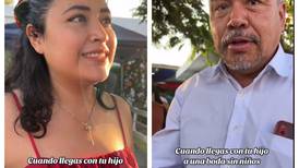 Pareja lleva a su bebé a boda sin niños y no los dejaron pasar: el video generó debate viral