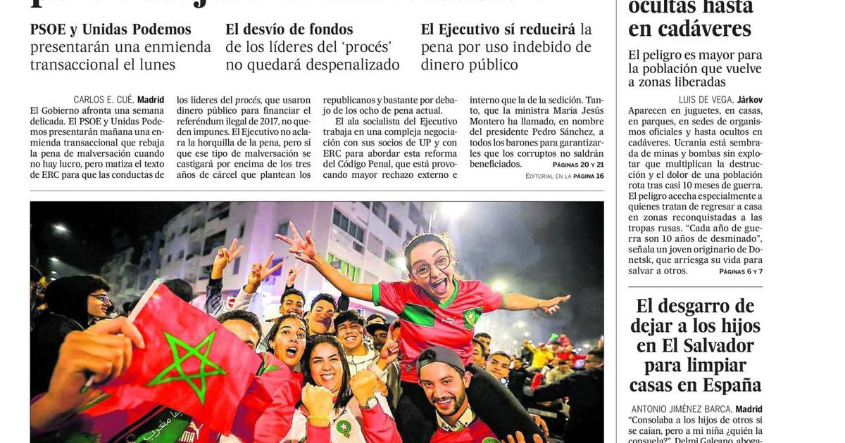 Les premières pages des journaux sont arrivées à notre rédaction – Publimetro México – ce soir