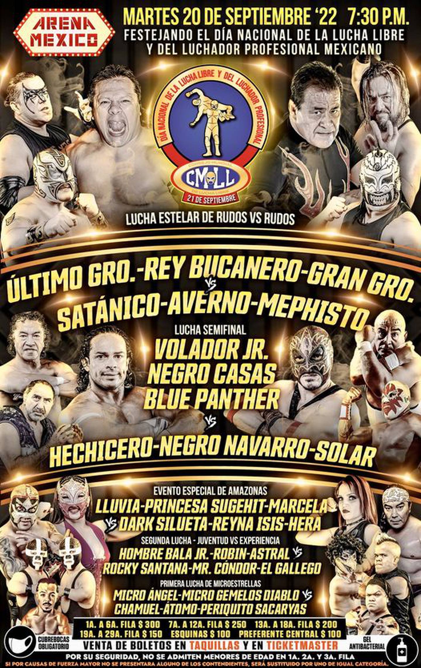 Cmll Celebrará El Día Del Luchador Y La Lucha Libre Este 20 De Agosto