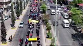 Megamarcha en Chilpancingo para exigir justicia por Yanqui Kothan, normalista de Ayotzinapa