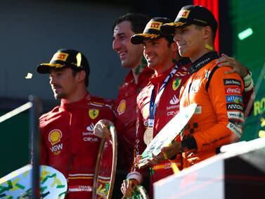 Ferrari conquistó el 1-2 en el Gran Premio de Australia, Checo logra la quinta posición