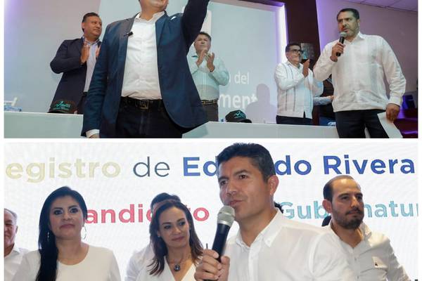 Inician campañas por la gubernatura: Armenta estará en Izúcar y Lalo Rivera en la capital