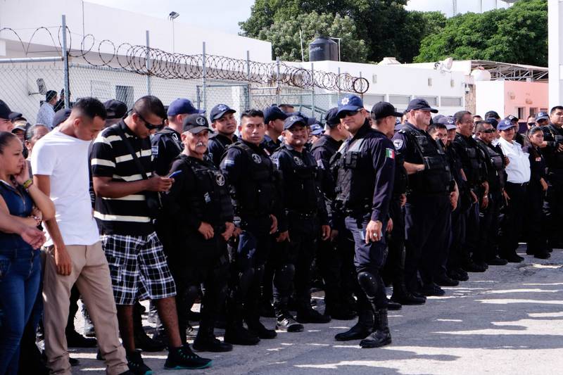 Tulum: Seguridad Pública de Quintana Roo control de policía en Tulum