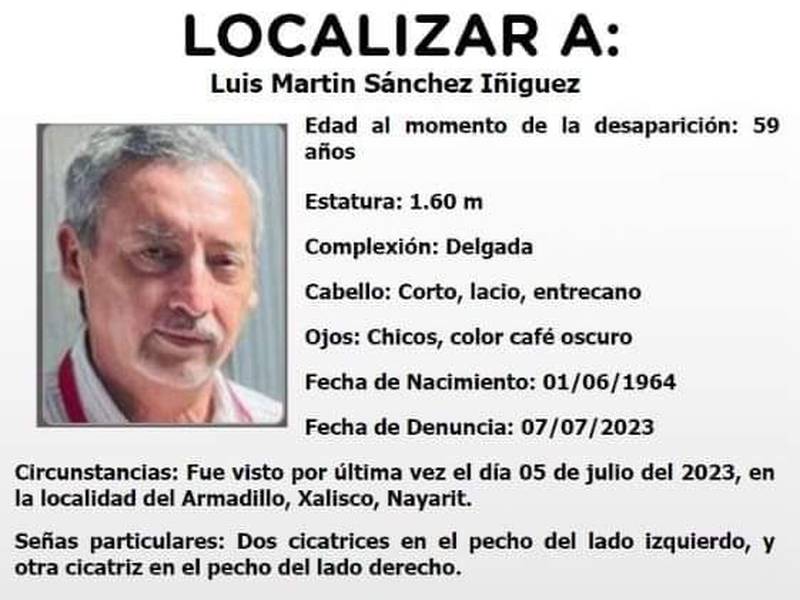 Reportero de La Jornada, Luis Martín Sánchez, está desaparecido