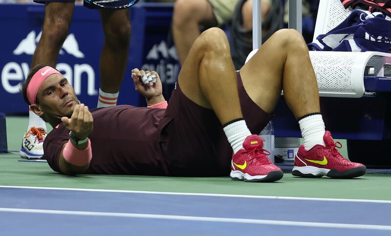 ¿Qué le pasó a Nadal en la nariz US Open