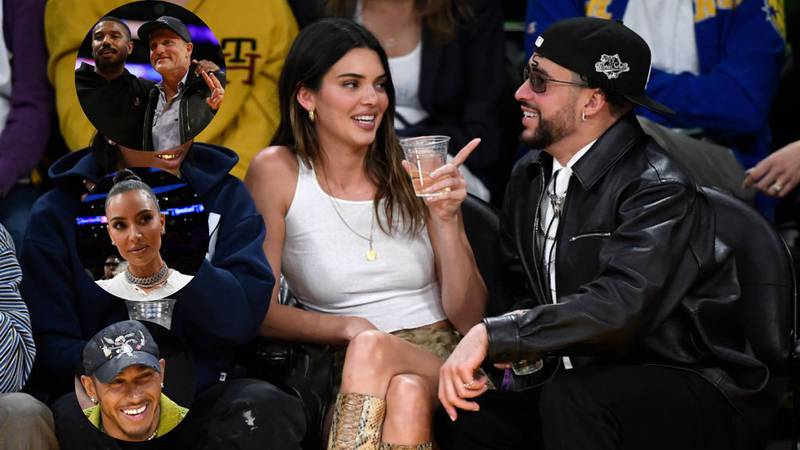 bad bunny Kendall Jenner Lakers
