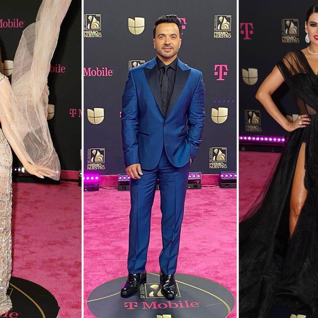 Los mejores vestidos de la alfombra magenta de Premio Lo Nuestro 2020