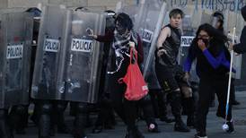 Fotos: Policía irrumpe en manifestación trans frente a Palacio Nacional