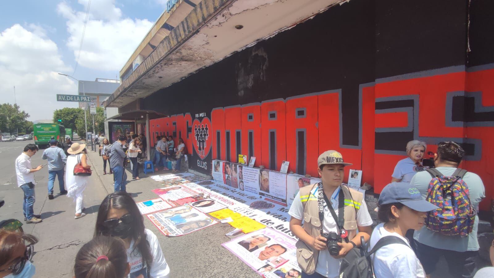 Con un mural en el Centro tapatío, recuerdan a las víctimas de desaparición en Jalisco