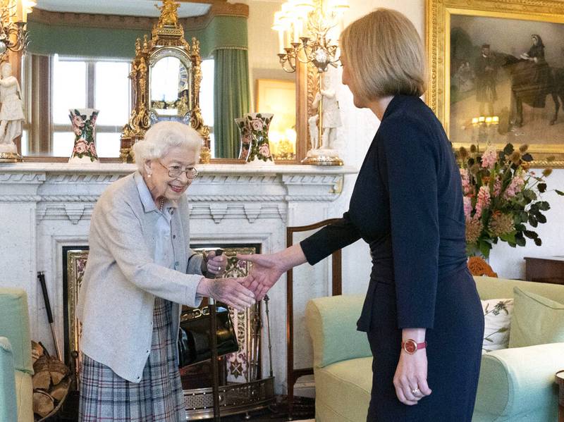 La Reina Isabel II la recibió en una finca escocesa.