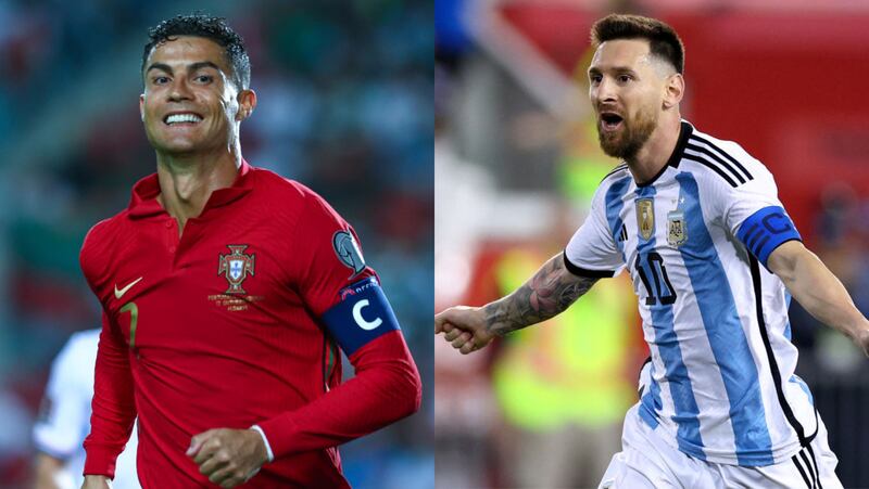 CR7 y Messi buscarán hacer historia con su selección en Qatar 2022.