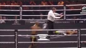 VIDEO: ¡Gandalla! boxeador noquea a su rival cuando se había detenido el combate
