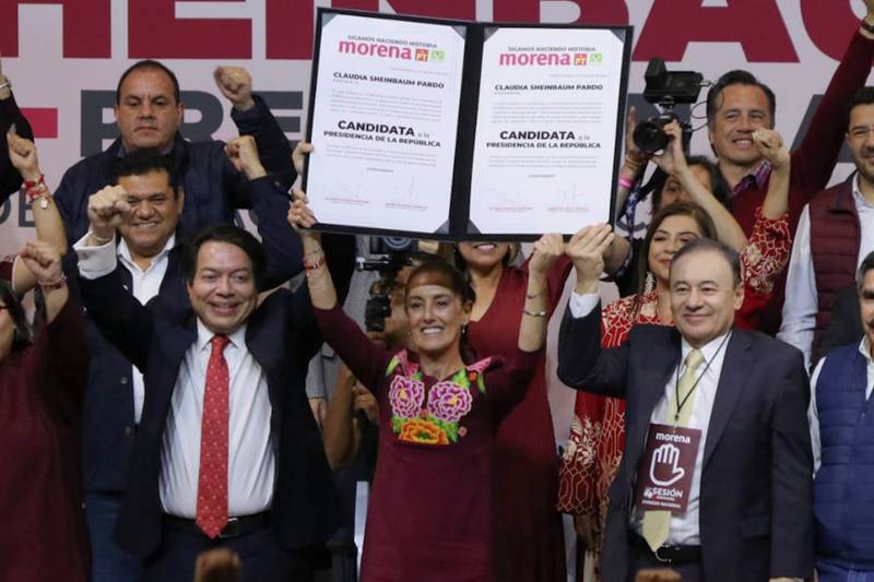 Claudia Sheinbaum ya es candidata única de Morena rumbo a las elecciones 2024 (Nicolás Corte / Publimetro)