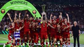 Roma es el primer campeón de la UEFA Conference League