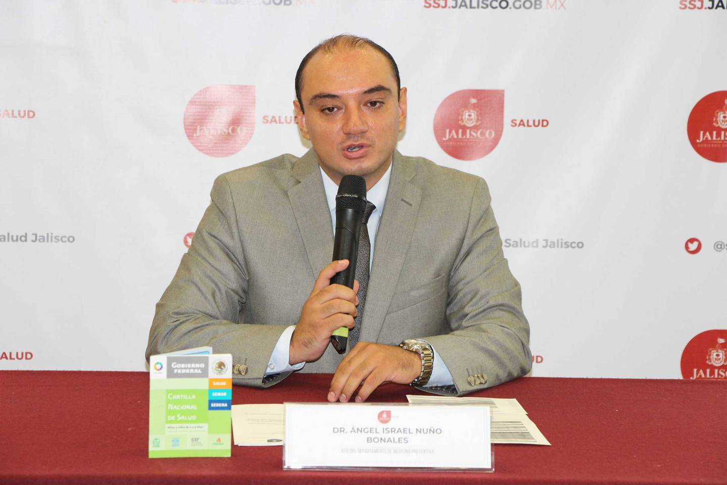 El director de Políticas Públicas de la Secretaría de Salud Jalisco, Ángel Nuño Bonales.