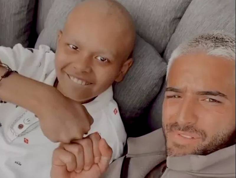 El cantante apoyó al pequeño que luchaba contra el cáncer.