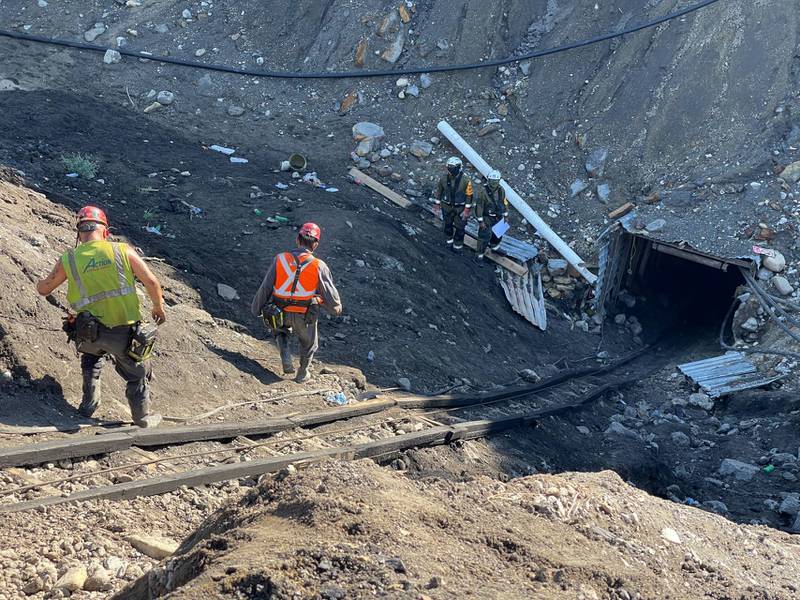 Mineros atrapados en Sabinas, Coahuila, 3 de agosto 2022