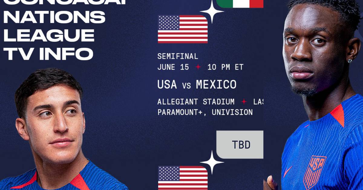 The United States announces its selection to face Mexico in the Nations League – Publimetro México