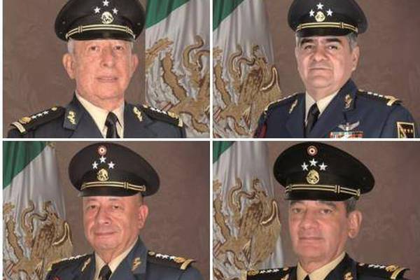 Los 4 generales que perfilan para la Sedena