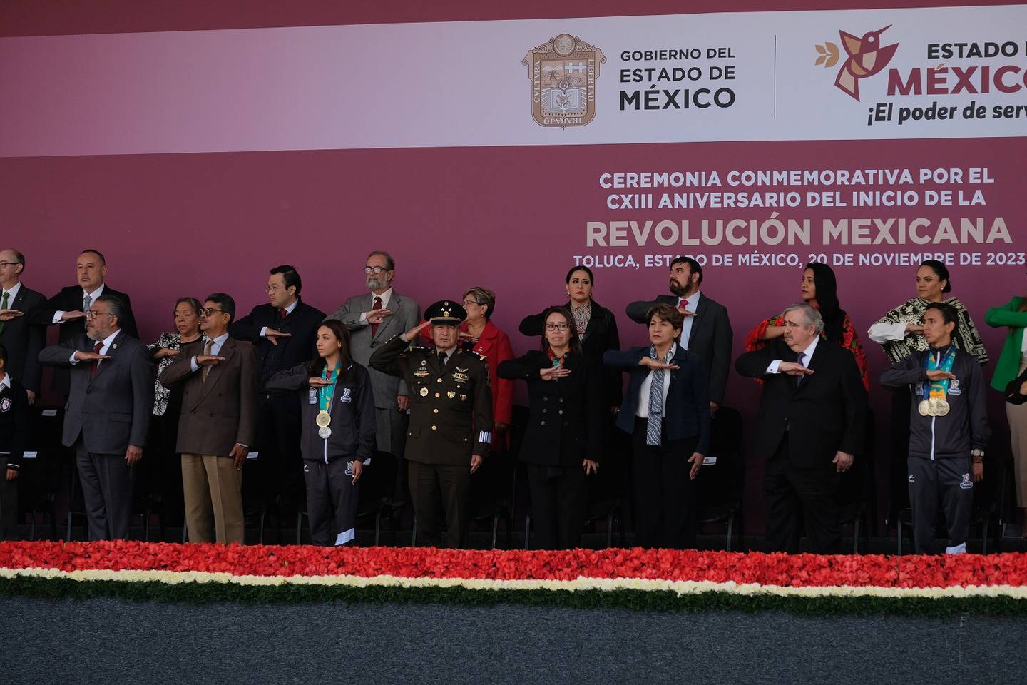 “Nunca más un gobierno sin mexiquenses”: Horacio Duarte en el 113 aniversario de la Revolución Mexicana