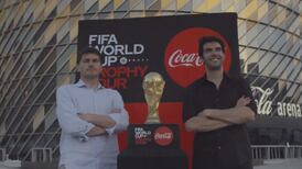 Inicia recorrido del trofeo del Mundial de Catar 2022 con Iker Casillas y Kaká