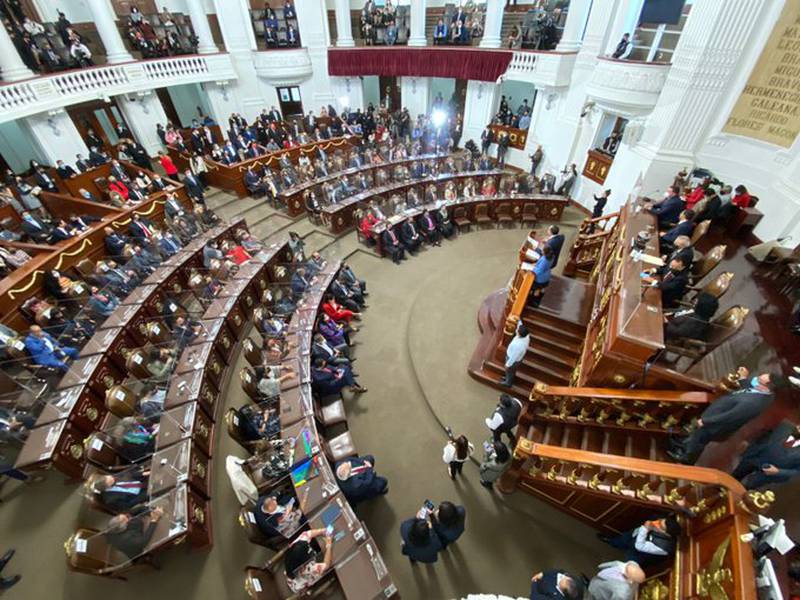 Instalación de la Segunda Legislatura en el Congreso de la CDMX.