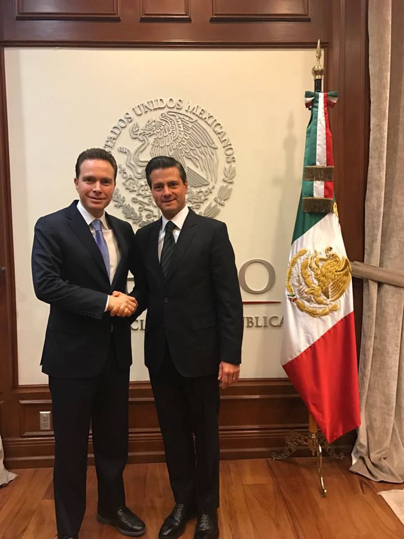 Enrique Peña Nieto, Manuel Velasco, Chiapas