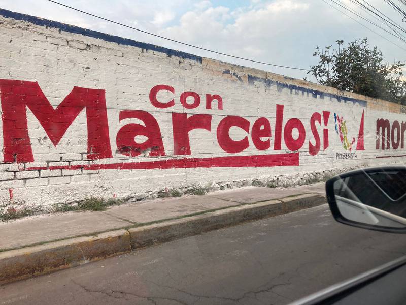 Bardas con propaganda electoral en CDMX. Foto: Cortesía