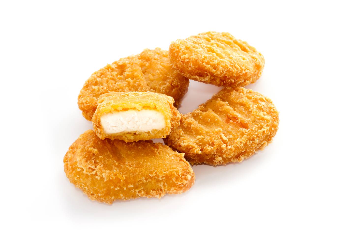 Los nuggets congelados analizados no alcanzaron 2/3 partes de carne de pollo.