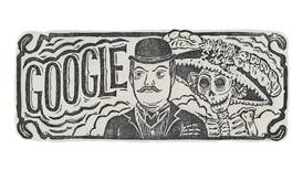 José Guadalupe Posada, caricaturista mexicano creador de ‘La Catrina’, es homenajeado con un Doodle de Google
