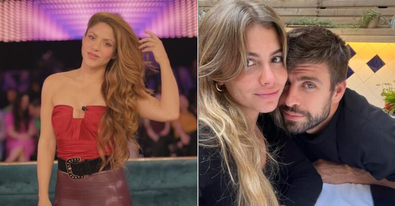 Clara Chía copa look de Shakira.