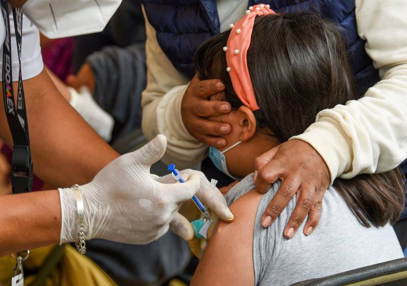 Vacunación contra Covid-19 a menores de edad. Foto: Cuartoscuro