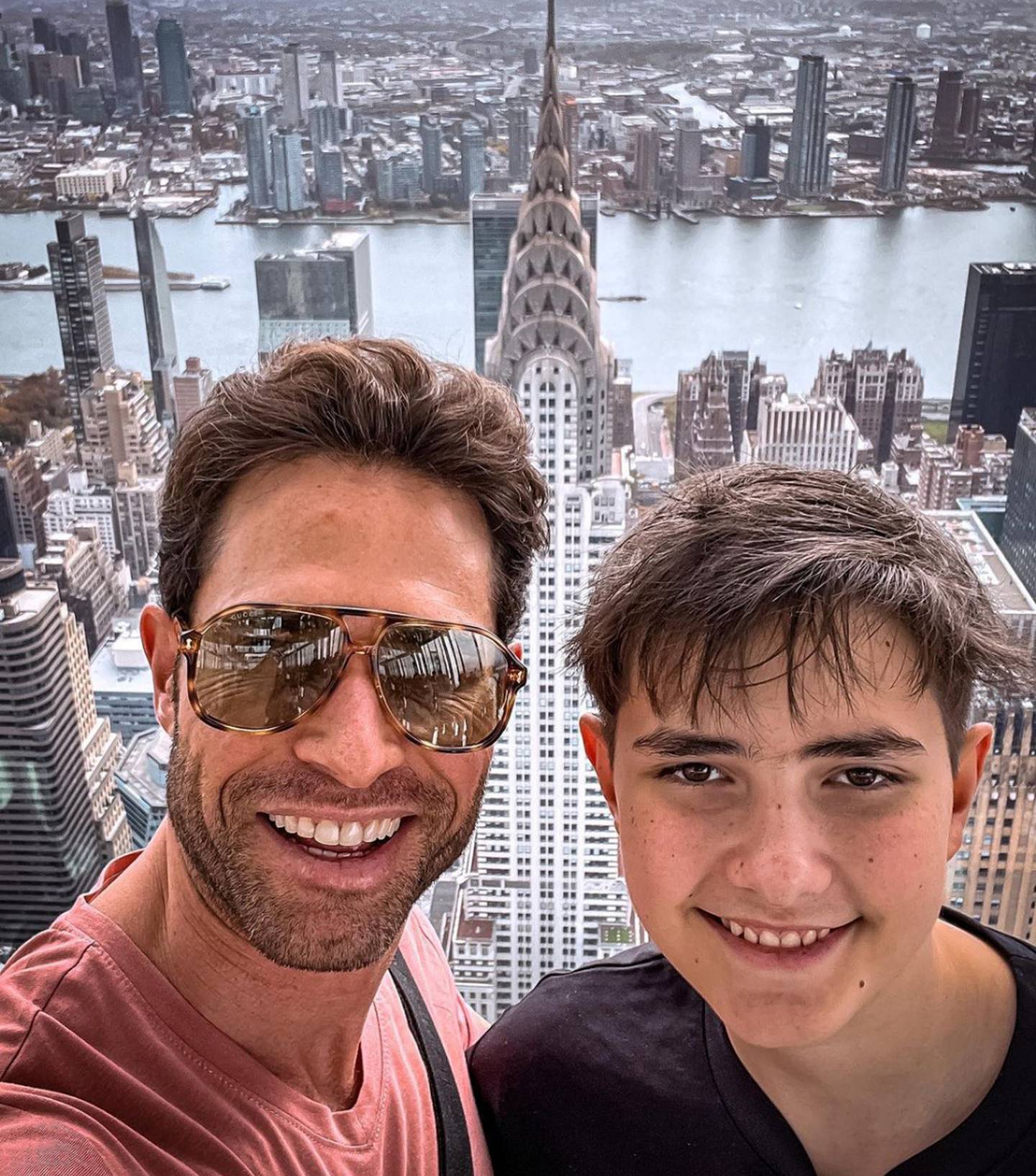 Sebastian Rulli y su hijo Santiago se dieron una escapada para disfrutar de NY Fotos: @sebastianrulli