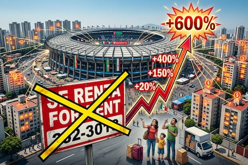 Rentas se salen de control por el Mundial: alzas de 20% a 600% en zonas clave