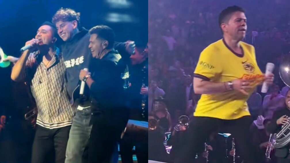 Igor Lichnovsky fue captado en el concierto de Jorge Medina y Josi Cuen en la Arena CDMX.