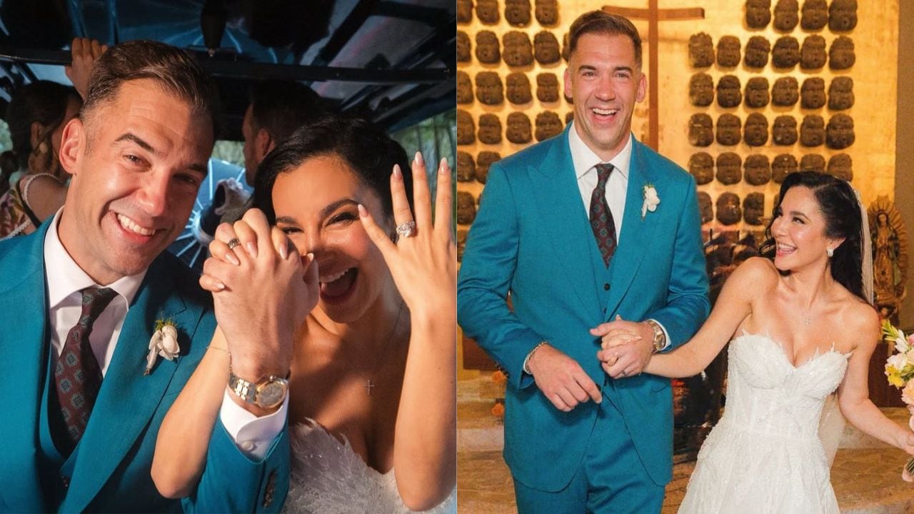 Lewis Howes y Martha Higareda