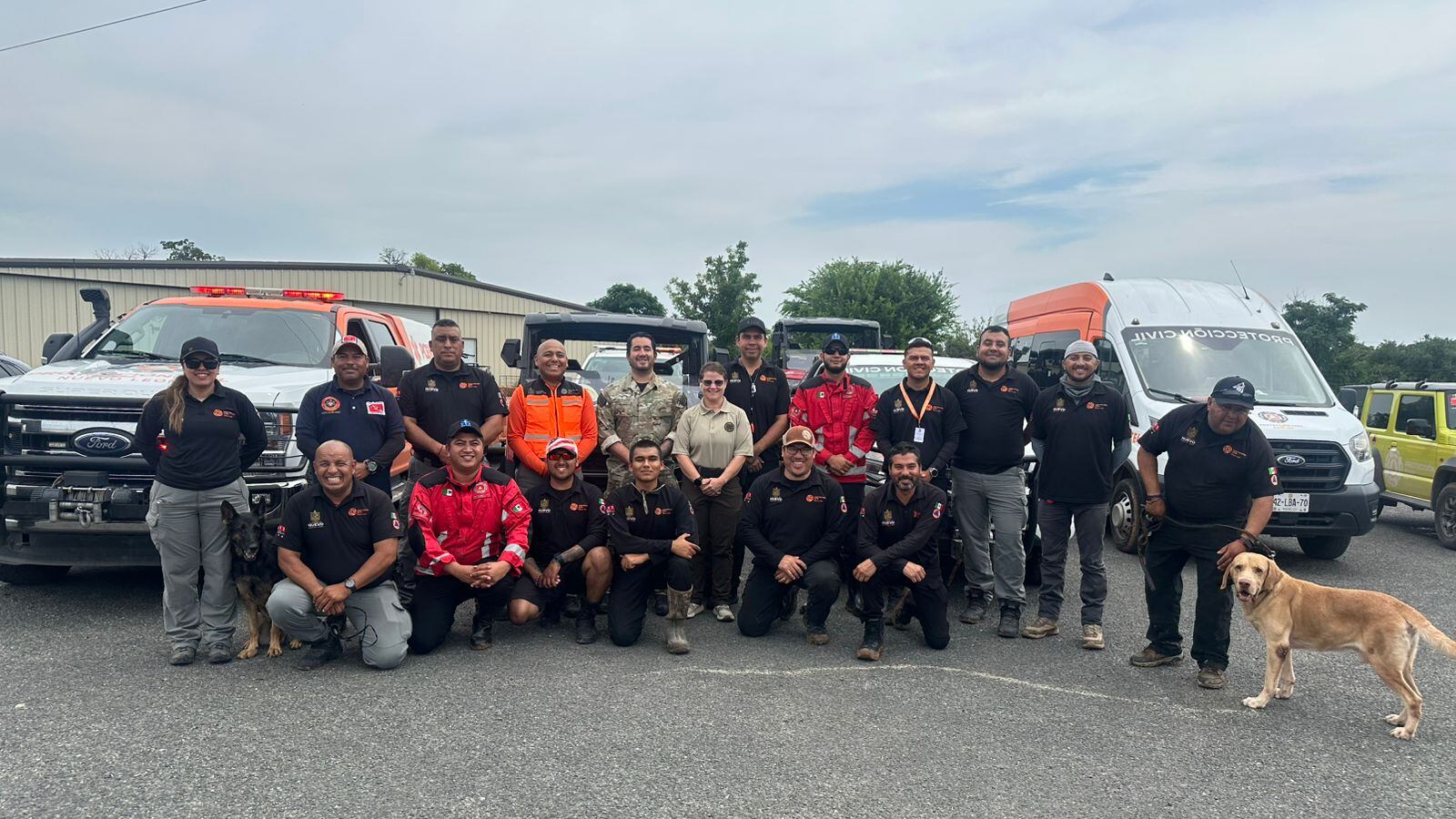 Este domingo no se pudo trabajar por las lluvias que incrementaron el caudal del Río Guadalupe.