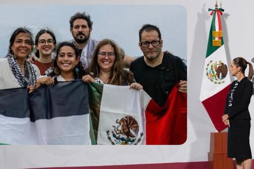 Sheinbaum exige a Israel la liberación de mexicanos de la flotilla Sumud